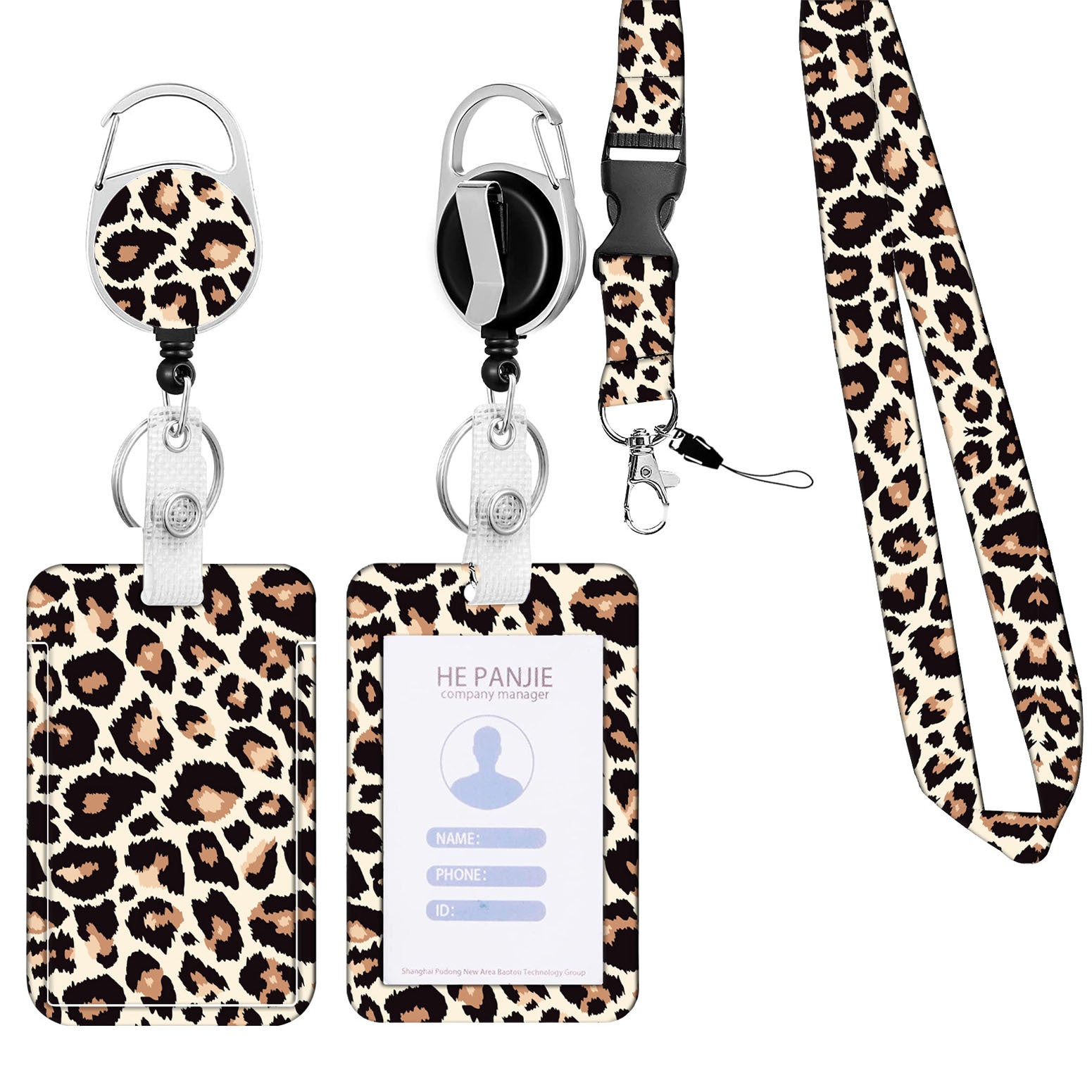Wholesale Mobile Phone Hanging Chain Wrist Lanyard Key Pendant Push-and-close Slide Card Sleeve Retractable Buckle